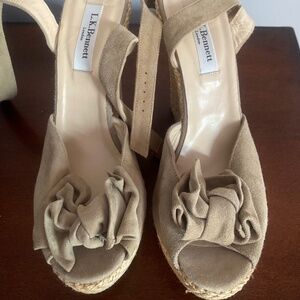 Women’s LK Bennett peep toe espadrille size 39